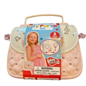 Toy Purse Set – Play Right, Imaginative Play, Lock & Unlock, Ages 3+, New Sealed